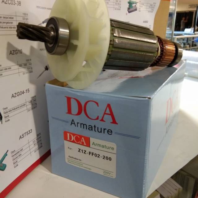 Armature mesin coring dca tipe diamond drill azz02-200s / ziz ff 200