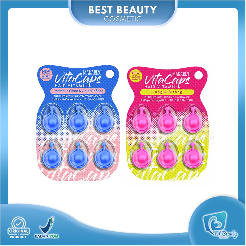 ★ BB ★ MAKARIZO Vita Caps Hair Vitamin 6 Capsules