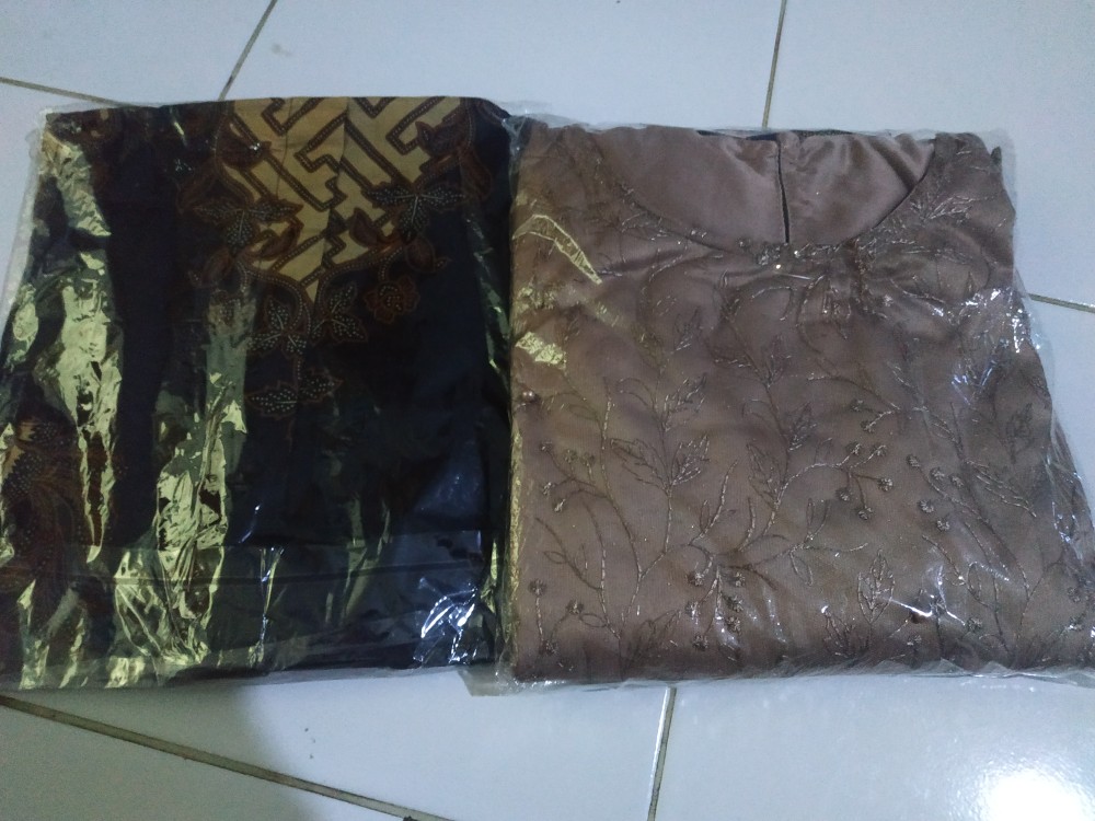Couple New Akita ---- Couple Danilla Brokat Tille-modern Batik Couple Sarimbit Brokat