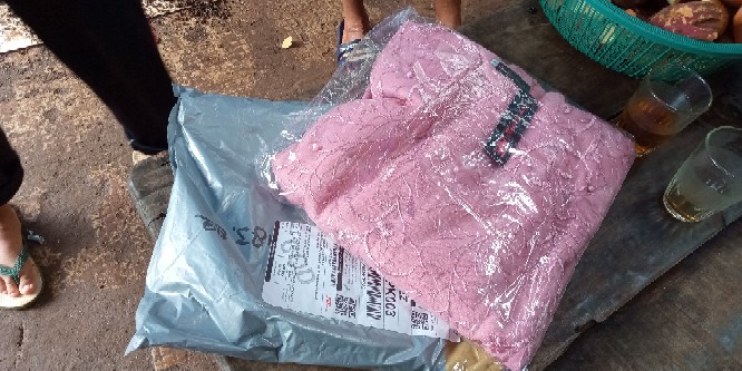 [ Realpict] Batik Gamis Duyung Manohara/ Full Furing , Origianal