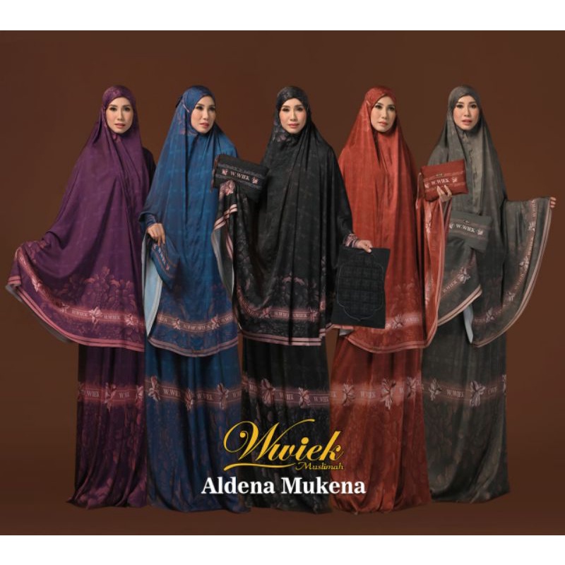 WWIEK/Mukena aldena by Wwiek/Mukena cantik/Mukena premium/Mukena elegant