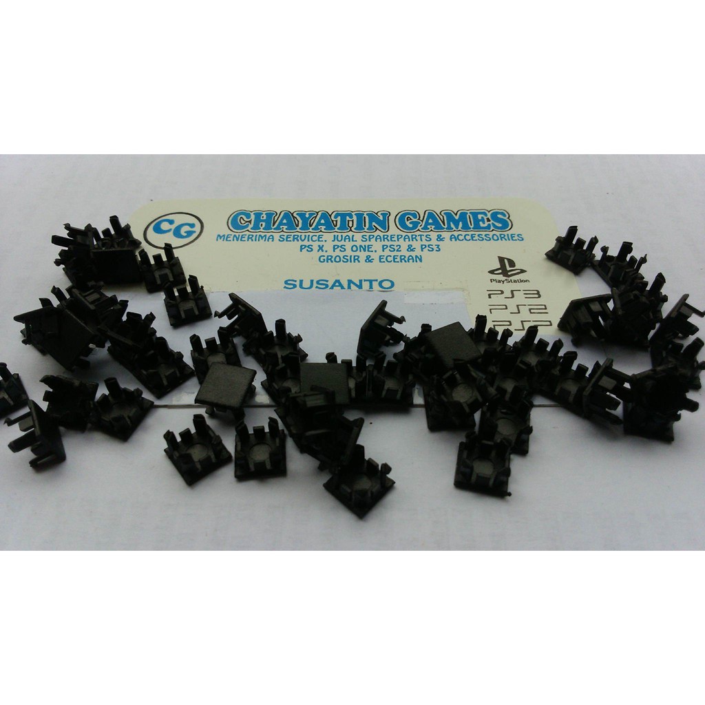 Knop Plastik PS2 Slim - Tutup Baut PS2 Slim Model Plastik Harga per 10pcs
