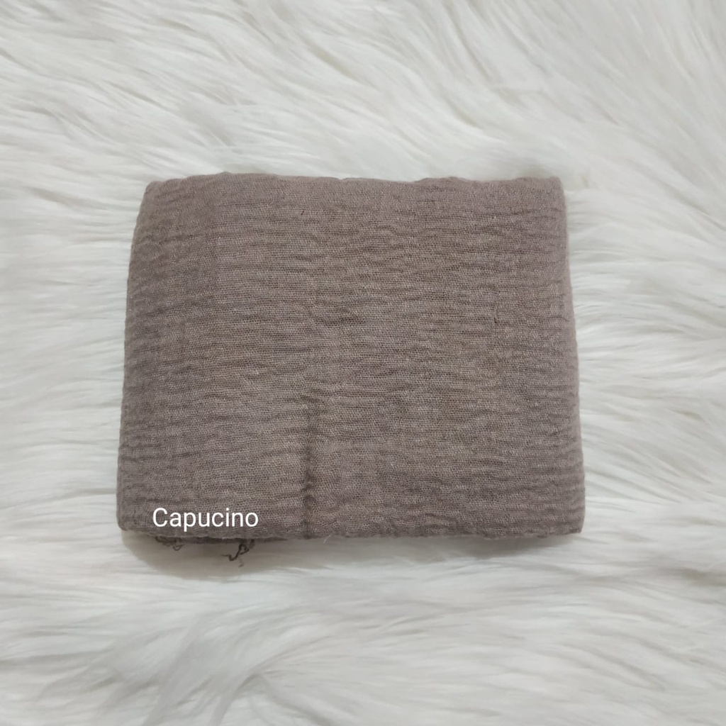 Termurah Pashmina Crinkle Azara / Pashmina Crinkle / Crinkle Azara-Cappucino