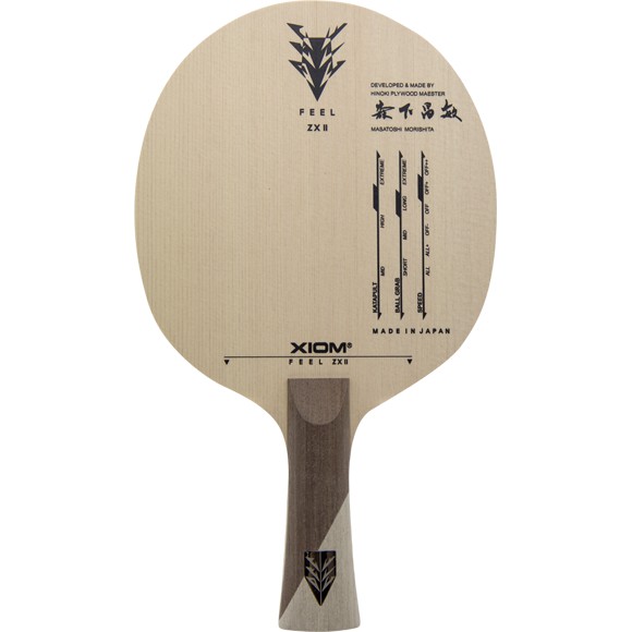 Xiom Feel ZX 2 - Blade/Kayu Pingpong Tenis Meja Bat Bet
