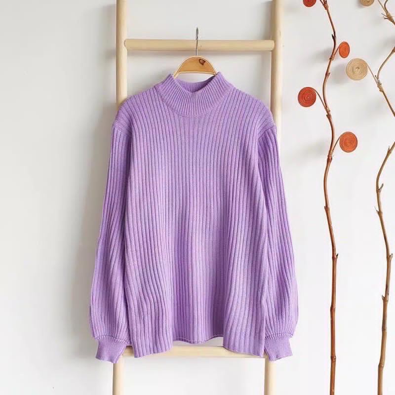 Bayoneta Rajut Sweater Knit Wanita 100 % Rajut Asli