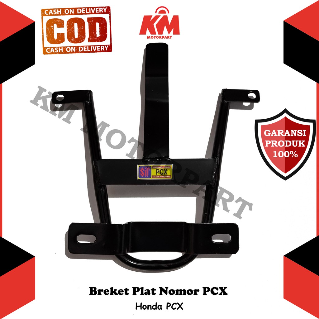 Breket Plat Nomor PCX 150 160 Bracket Kumis PCX