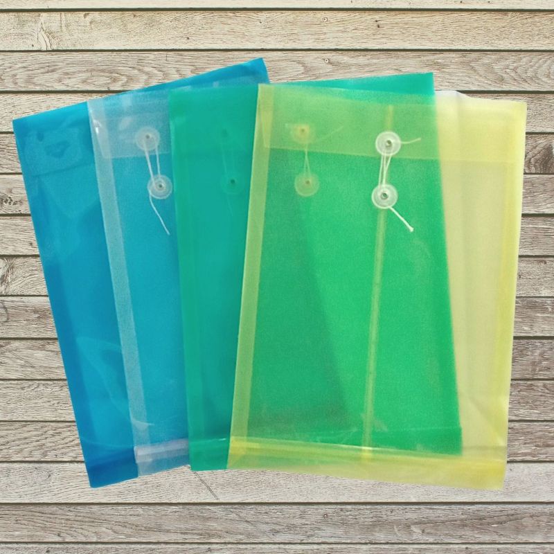 

Map Plastik Dokumen File Folder F4 Folio Tali