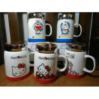 Mug Gelas  keramik  karakter Hello kitty Doraemon  Shopee 