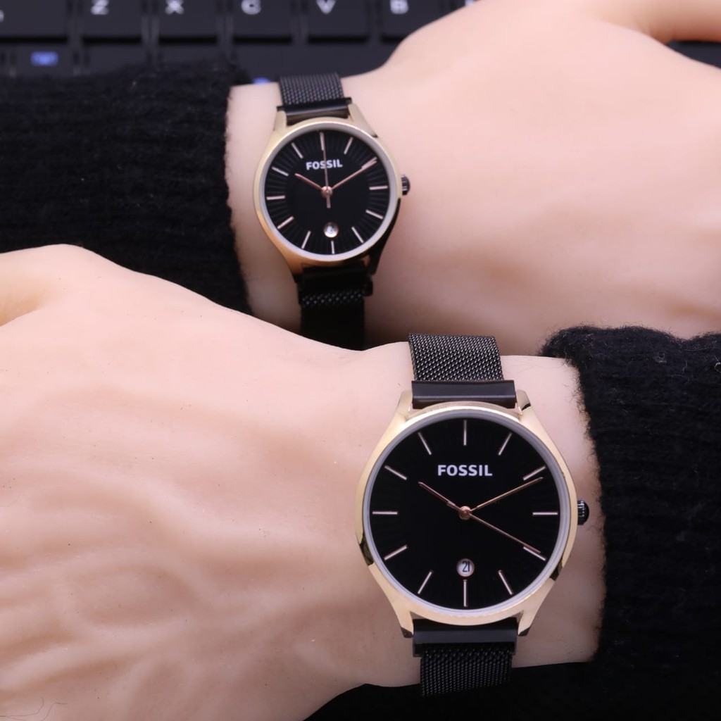 jam tangan couple fossil