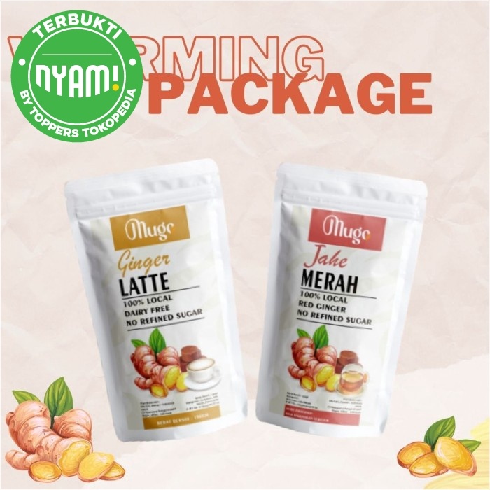 

b01n1nh Warming Package (Ginger Latte, Jahe Merah Gula Aren) White Sugar Free Ds201Fs