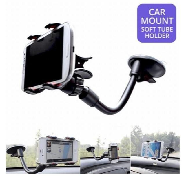 [WAE] SOFT TUBE CAR HOLDER UNIVERSAL / LAZYPOD MOBIL STAND JEPIT HP