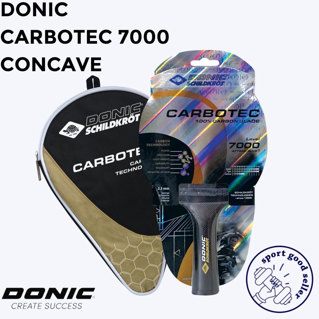 BET PINGPONG DONIC CARBOTEC 7000 BAT TENIS MEJA
