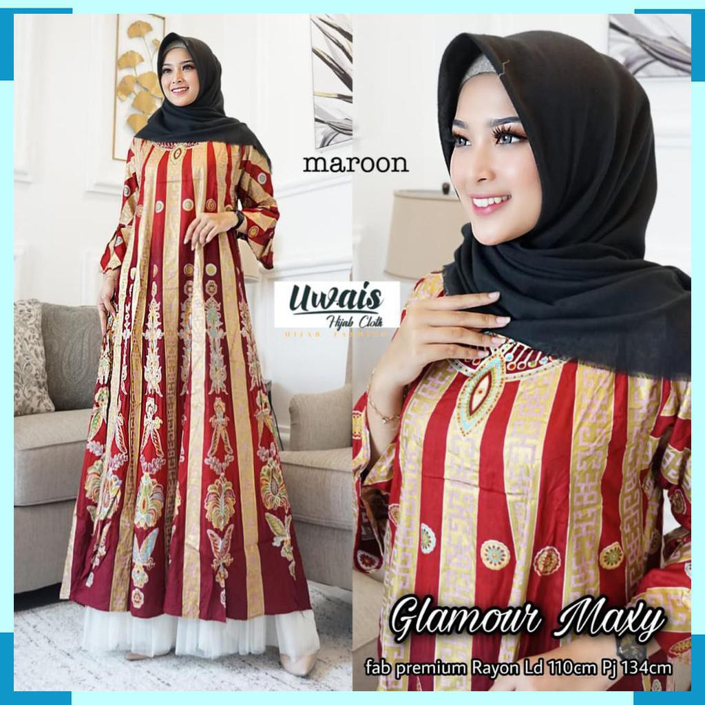 DRESS GAMIS MUSLIM WANITA BY UWAIS