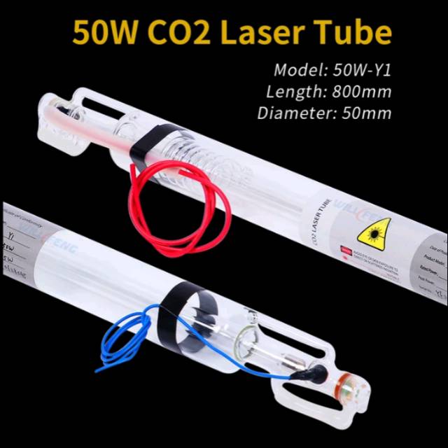 Tabung laser co2 laser tube co2 tabung laser 50w laser tube tabung laser co2