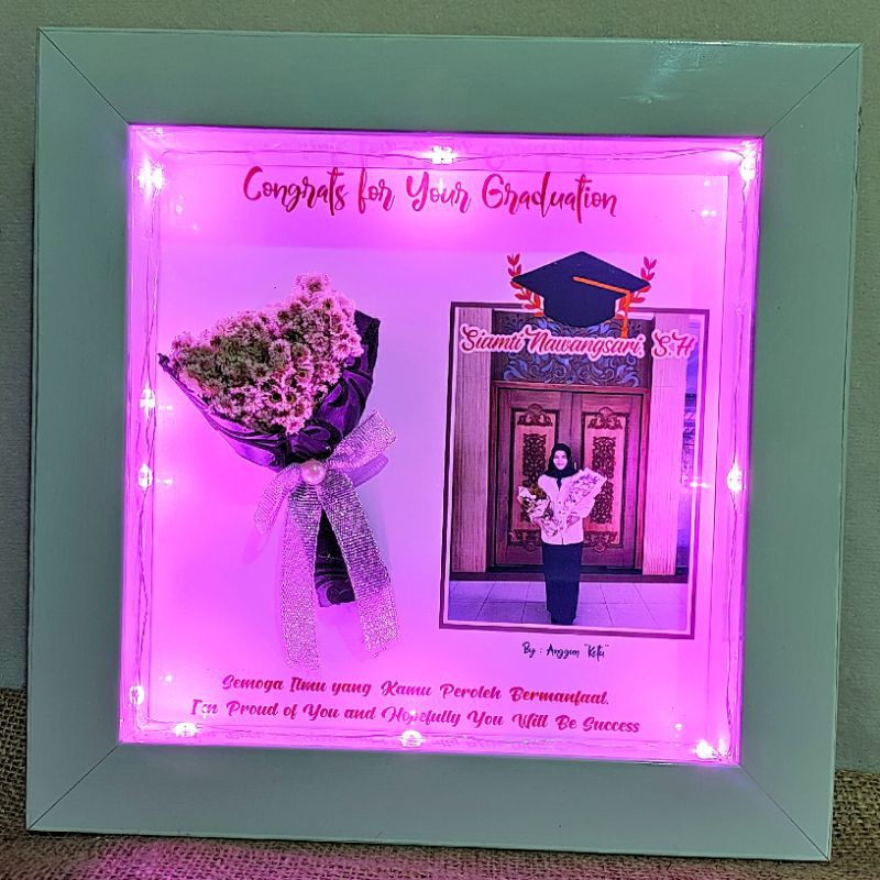 popup frame 3D / popup 3D / bingkai 3D / frame 3D / hadiah wisuda / kado/hadiah custom/ kado wisuda