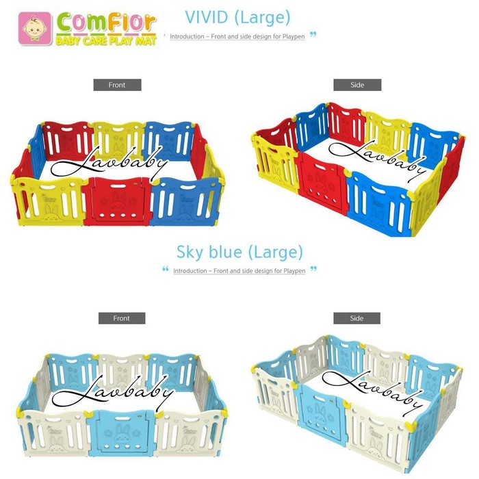 Comflor Fence Pagar Bayi Pengaman Dwinguler By Love Baby Store
