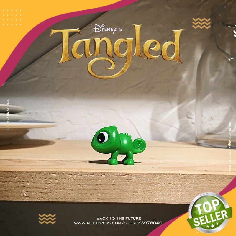 Action Figure Impor Disney Princess Tangled Rapunzel Blaise Pascal 2 Cm Boneka Action Figure Anime M