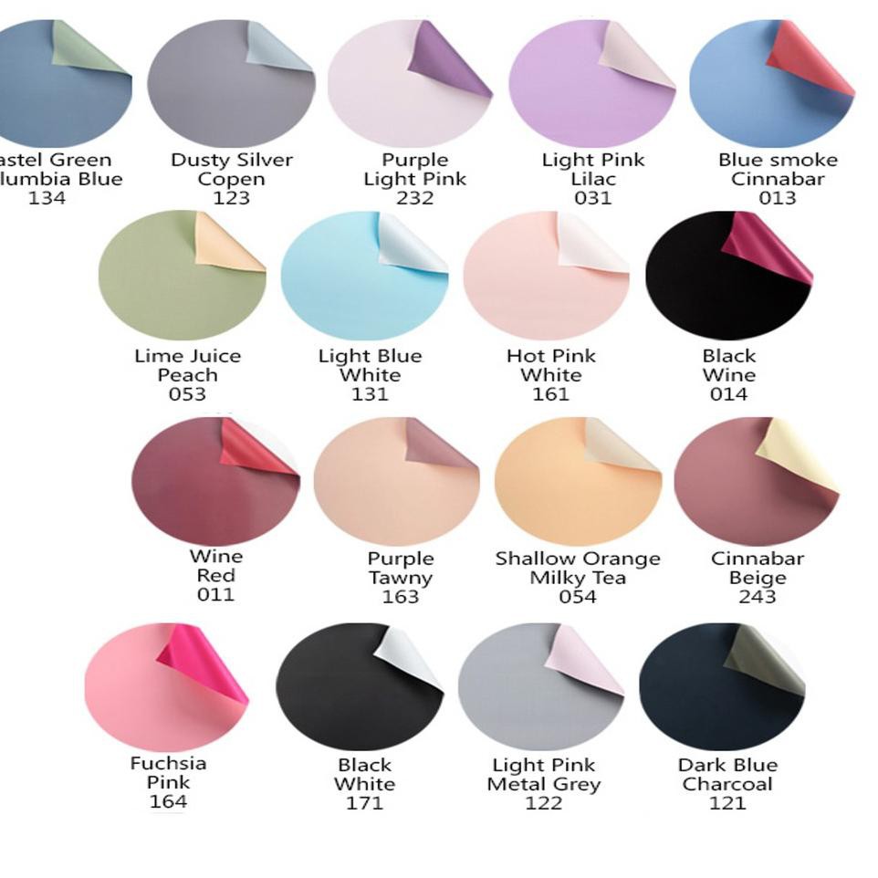 

Dijual_murah BICOLOR CELLOPHANE part 1 (PACK; 58 x 58 cm) - Kertas Bunga Wrapping Paper Q26Q08 thank