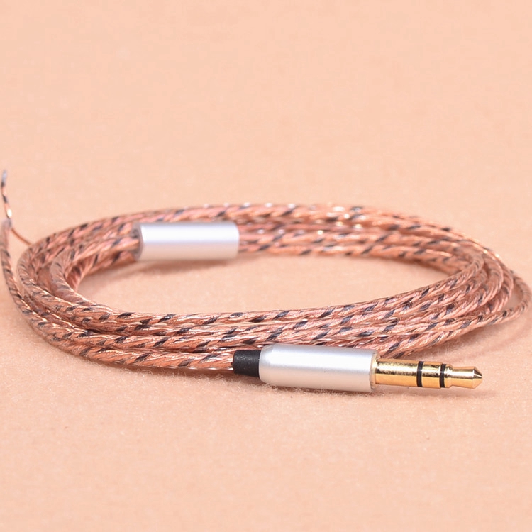 DIY 3.5mm HIFI earphone cable 40 core earbuds wire subwoofer headphone unit wire