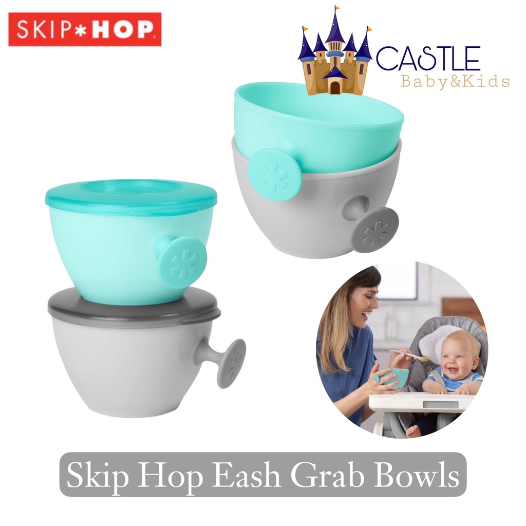 Skip Hop - Easy Grab Bowl - Mangkuk Bayi + Pegangan - Mangkok Makan Bayi