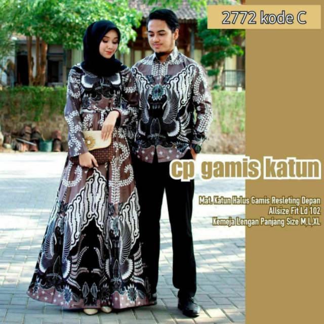 MAURA COUPLE CP SEMI SUTRA BAJU COUPLE PASANGAN COUPLE GAMIS MURAH COUPLE GAMIS COUPLE BATIK HALUS