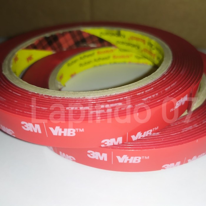 

Gaya Double Tape Super Lengket Clear 3M Vhb 4910 12 Mm X 3 Mtr Diskon