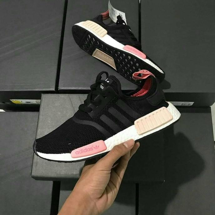 black and pink nmds women's