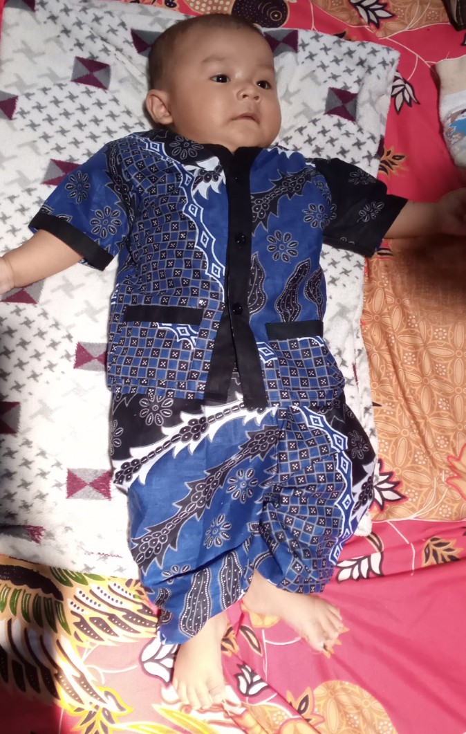 Piyama Batik Anak Baju Tidur Anak Setelan Batik Anak,untuk  Usia 1-5 Tahun Cowok Cewek.