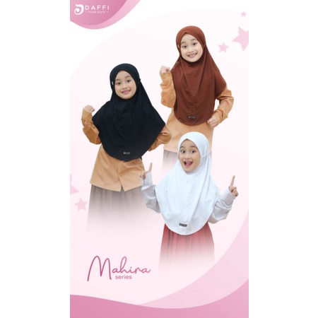 Hijab sekolah Anak|| Mahira Bergo by Daffi hijab