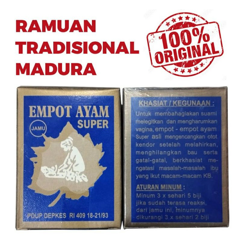 Jamu Empot Ayam Super ( Jamu Madura )