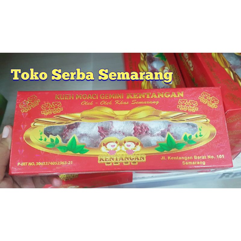 Moaci gemini KENTANGAN isi 10 Kueh Mochi semarang