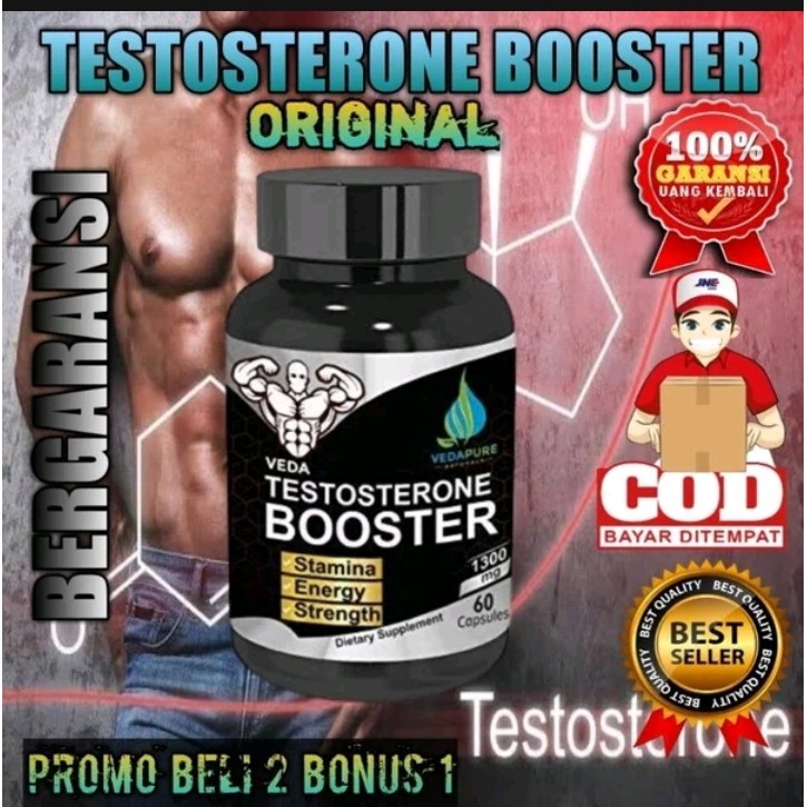Suplemen Pria Testosterone Booster Stamina Dan Energy Original