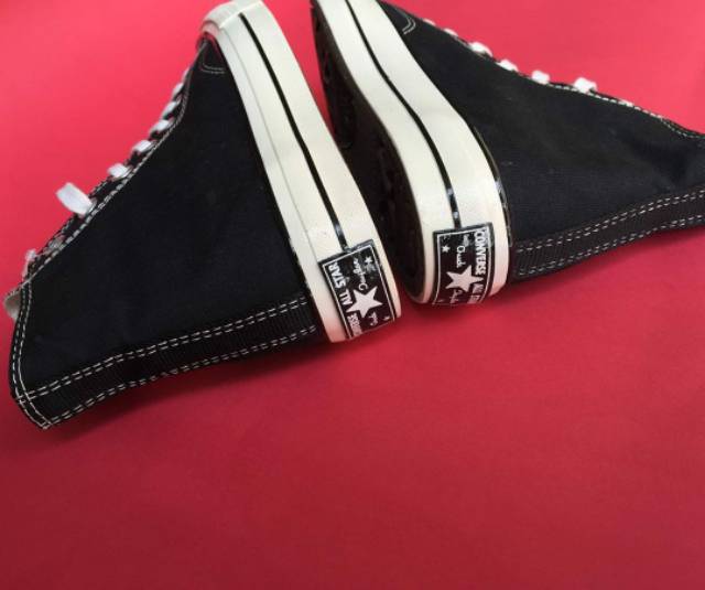 SEPATU CONVERSE 70S HIGH EGRET  BLACK WHITE MADE IN VIETNAM