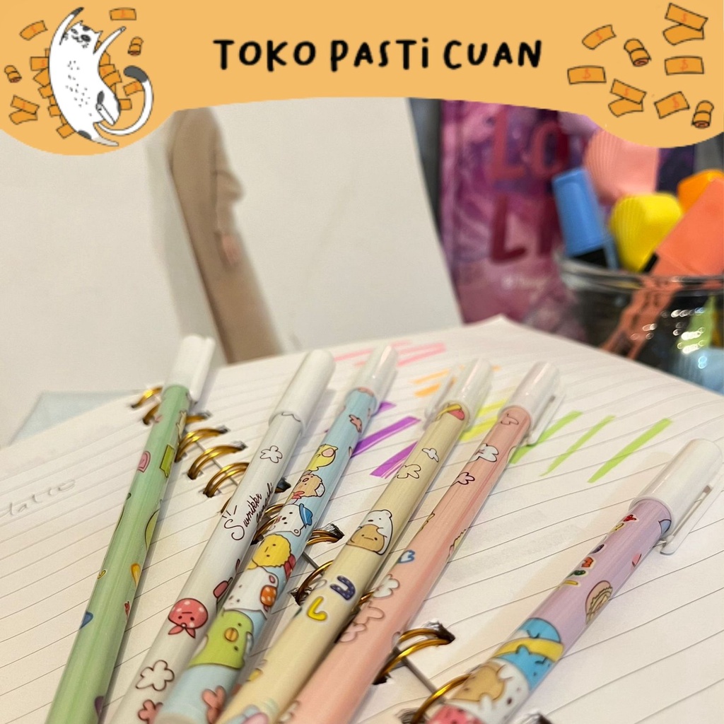 

pulpen pena tinta hitam karakter odemai kartun erasable bisa dihapus keperluan sekolah anak pen lucu imut unik bolpen fancy keren atk alat tulis kantor bisa COD termurah import korea