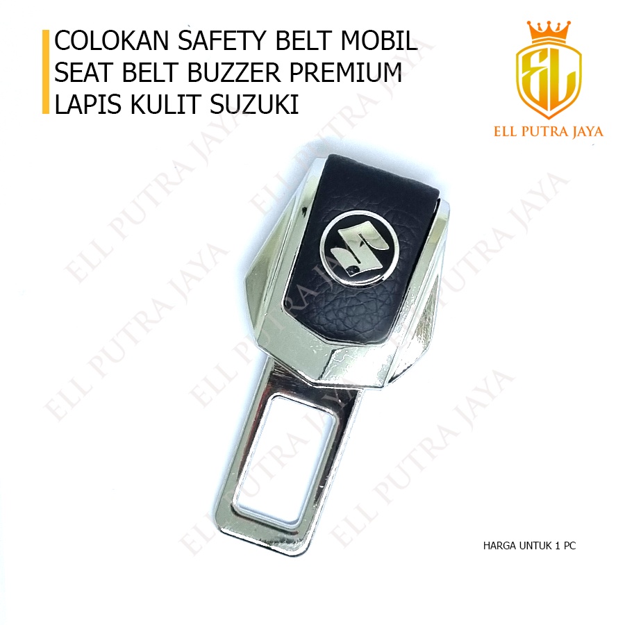 COLOKAN SEATBELT BUZZER / SEAT BELT BUCKLE MOBIL LAPIS KULIT SUZUKI