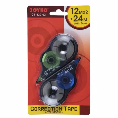 

Tipex Murah Meriah BERKUALITAS Joyko Correction Tape CT 522 CT-522 Tip Ex Roll Kertas CT522