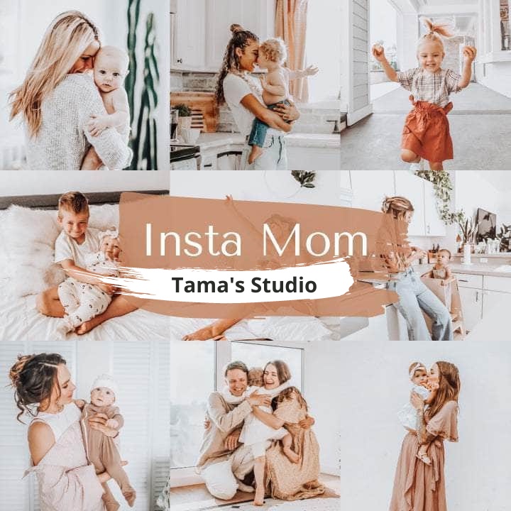 15 Lightroom Preset Insta Mom Pack  Mobile IOS/Android and Dekstop