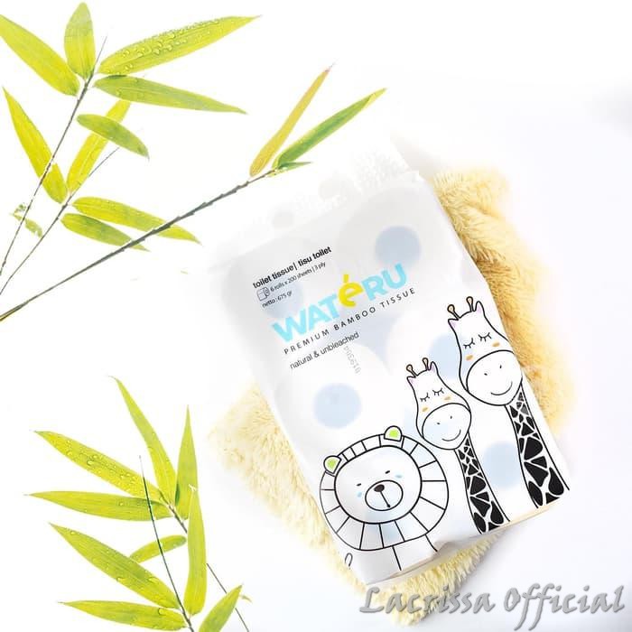 

Wateru Premium Bamboo Toilet Tissue 6 Rolls
