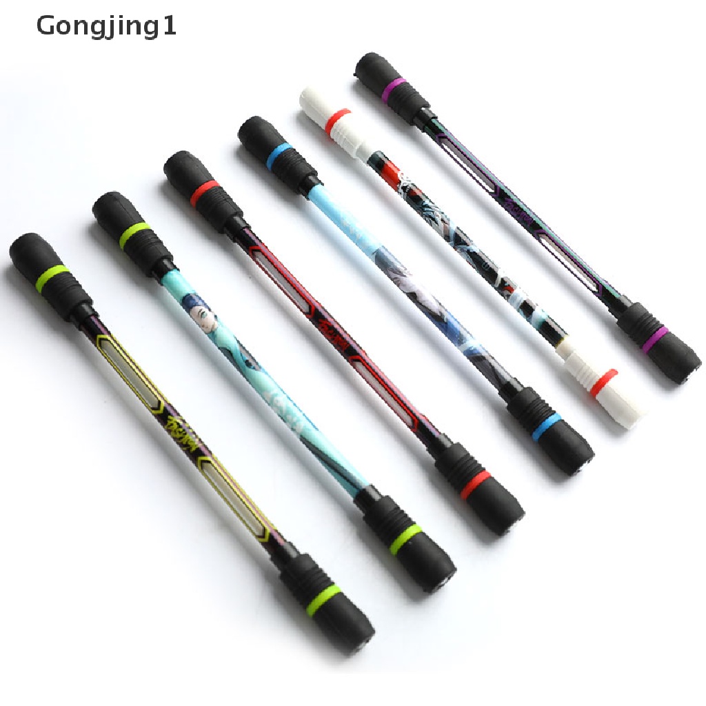 Gongjing1 Pen Gel Gaming Dapat Berputar Dengan Tekanan Nyaman