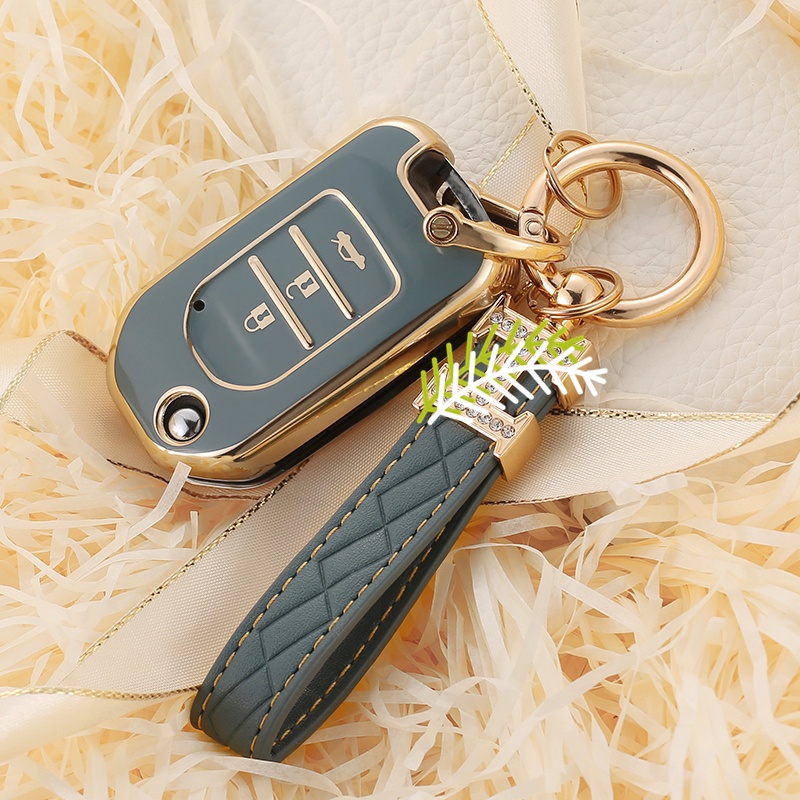 Casing Kunci Mobil Model flip Untuk honda jazz CRV Civic Accord Lingpai XRV Guandao Binzhi