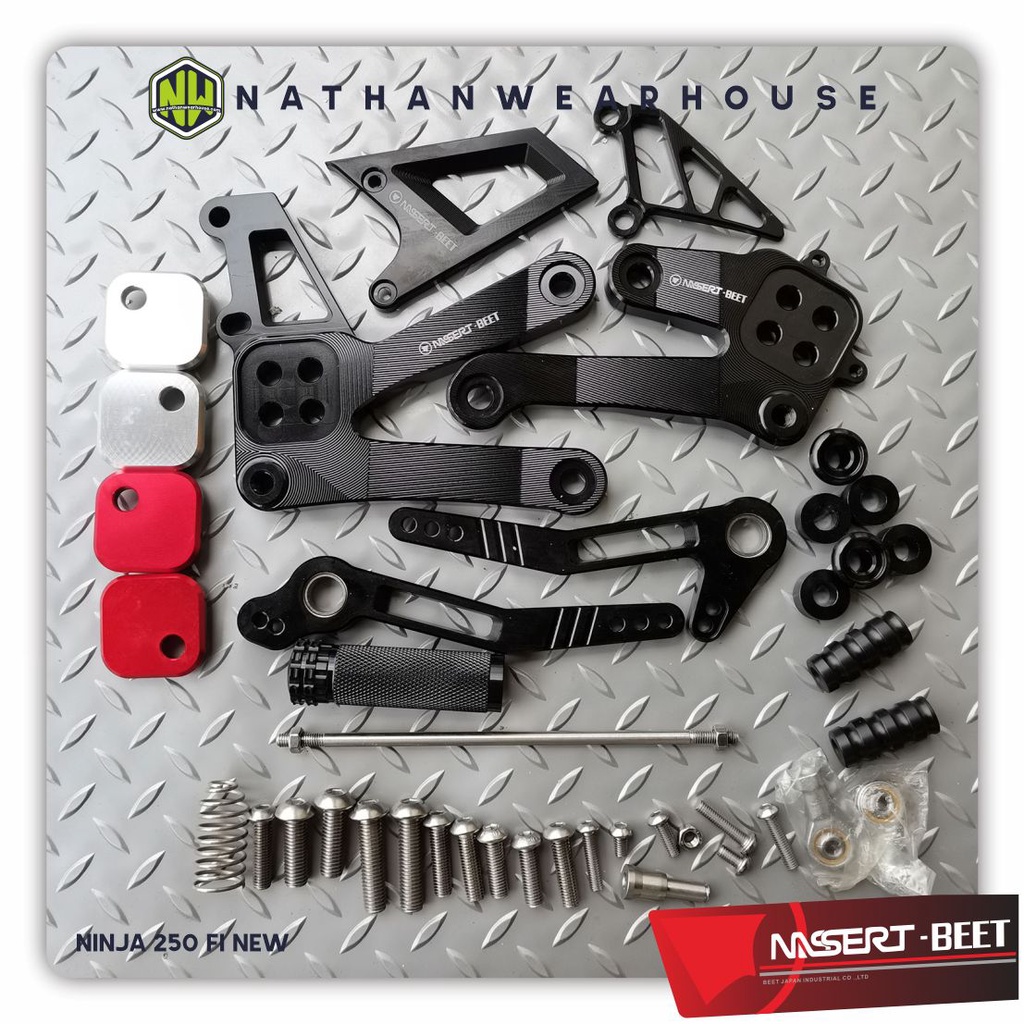 Footstep Underbone Racing Ninja 250 Fi New 2018 Full CNC Nassert Beet