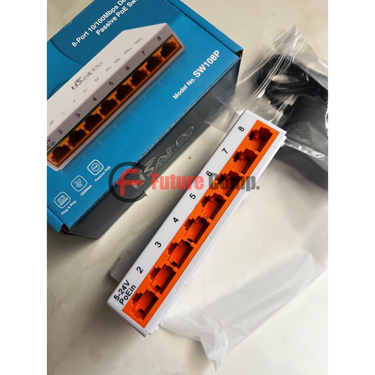 HsAirpo SW108P 8port Switch hub 10/100Mbps