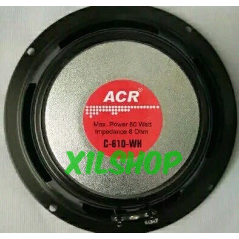 Speaker Woofer ACR 6 6 Inchi 610 WH