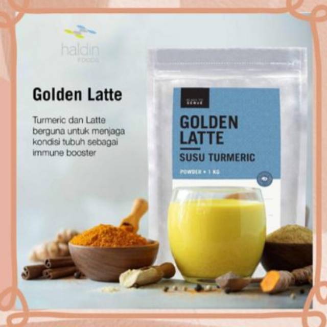 

Golden latte powder 1 kg by haldin