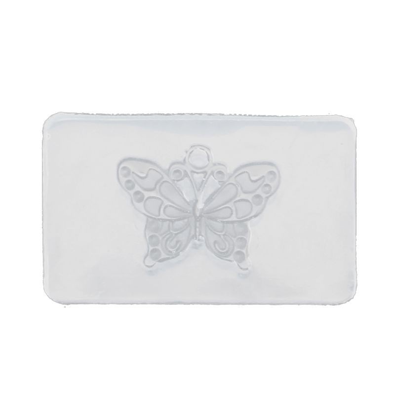 Glitter Cute Butterfly Silicone Resin Molds Earring Necklace Pendant Jewelry Tools