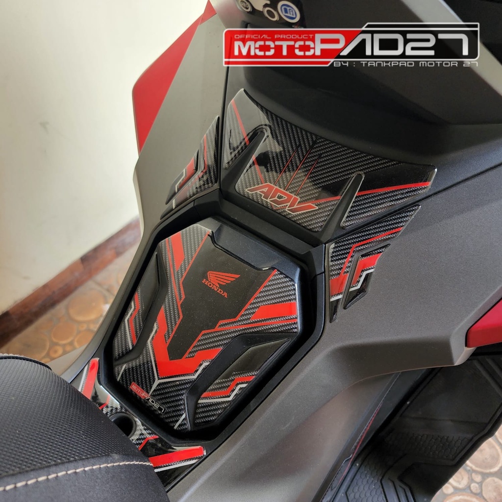 Sticker Stiker tankpad deckpad honda ADV 160 ADV 150  carbon resin premium