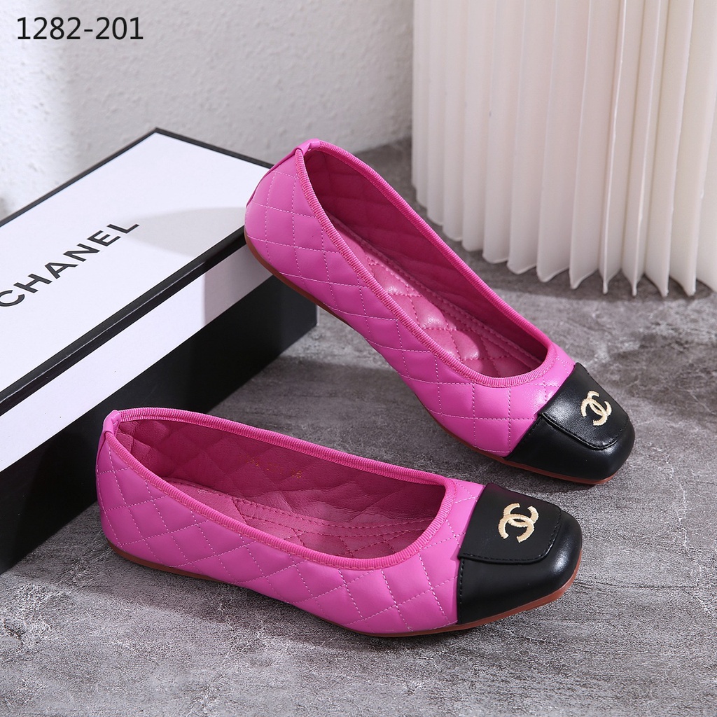 CH CC Logo Flat Shoes 1282-201