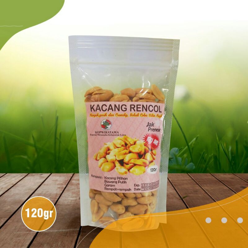 

Kacang Rencol Ukuran 120 gram