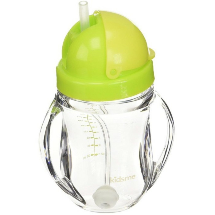 KIDSME Tritan Weighted Straw Bottle Cup Baby Training Cup