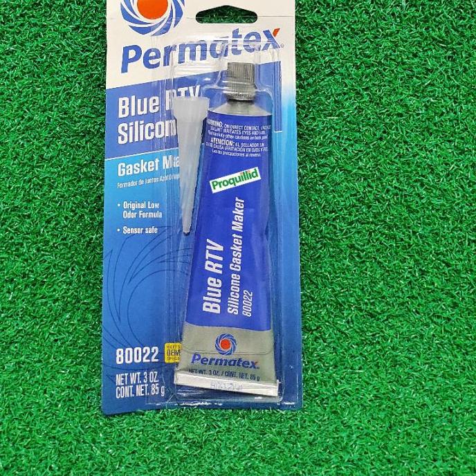 LEM RTV PERMATEX BLUE RTV 6BR BLUE SILICONE GASKET SET MAKER SENSOR SAFE 6BR 80022 BIRU LEM PEREKAT 